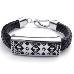 Skicklig Design, Delikata Färger, Pålitlig Kvalitet, Titanläderarmband