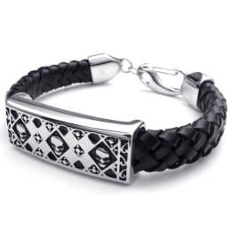 Skicklig Design, Delikata Färger, Pålitlig Kvalitet, Titanläderarmband