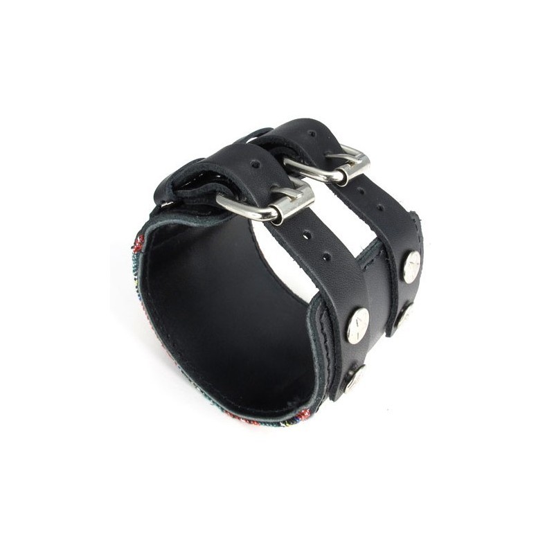Vacker Design, Färgglad Armband I Titanläder Av Utmärkt Kvalitet Vacker Design, Färgglad Armband I Titanläder Av Utmärkt Kvalitet