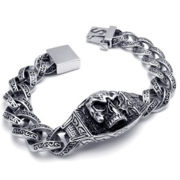 Modern Design Med Färgglans För Ett Långvarigt Rykte I Titanarmband