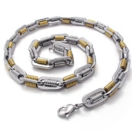 Senaste Tekniken Färgglans Högkvalitativt Titanhalsband