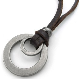 Skicklig Design, Delikata Färger, Pålitligt Halsband I Titanläder Av Hög Kvalitet