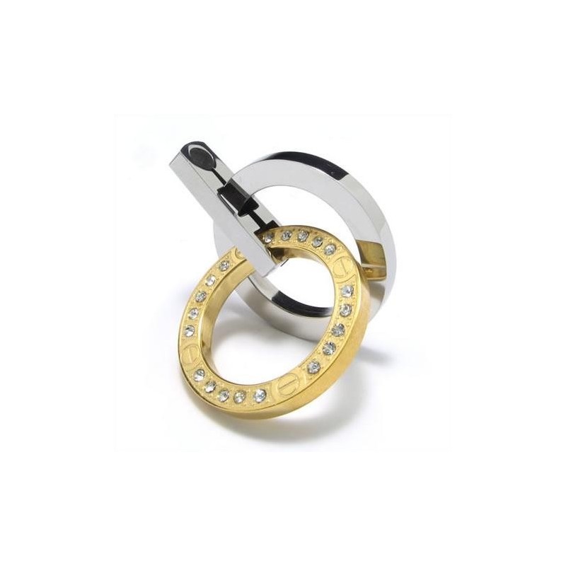 Halsband Med Hänge I Guld Och Silver I Ren Titan Halsband Med Hänge I Guld Och Silver I Ren Titan