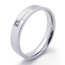 Elegant Form Färg Glans Stabil Kvalitet Titanring